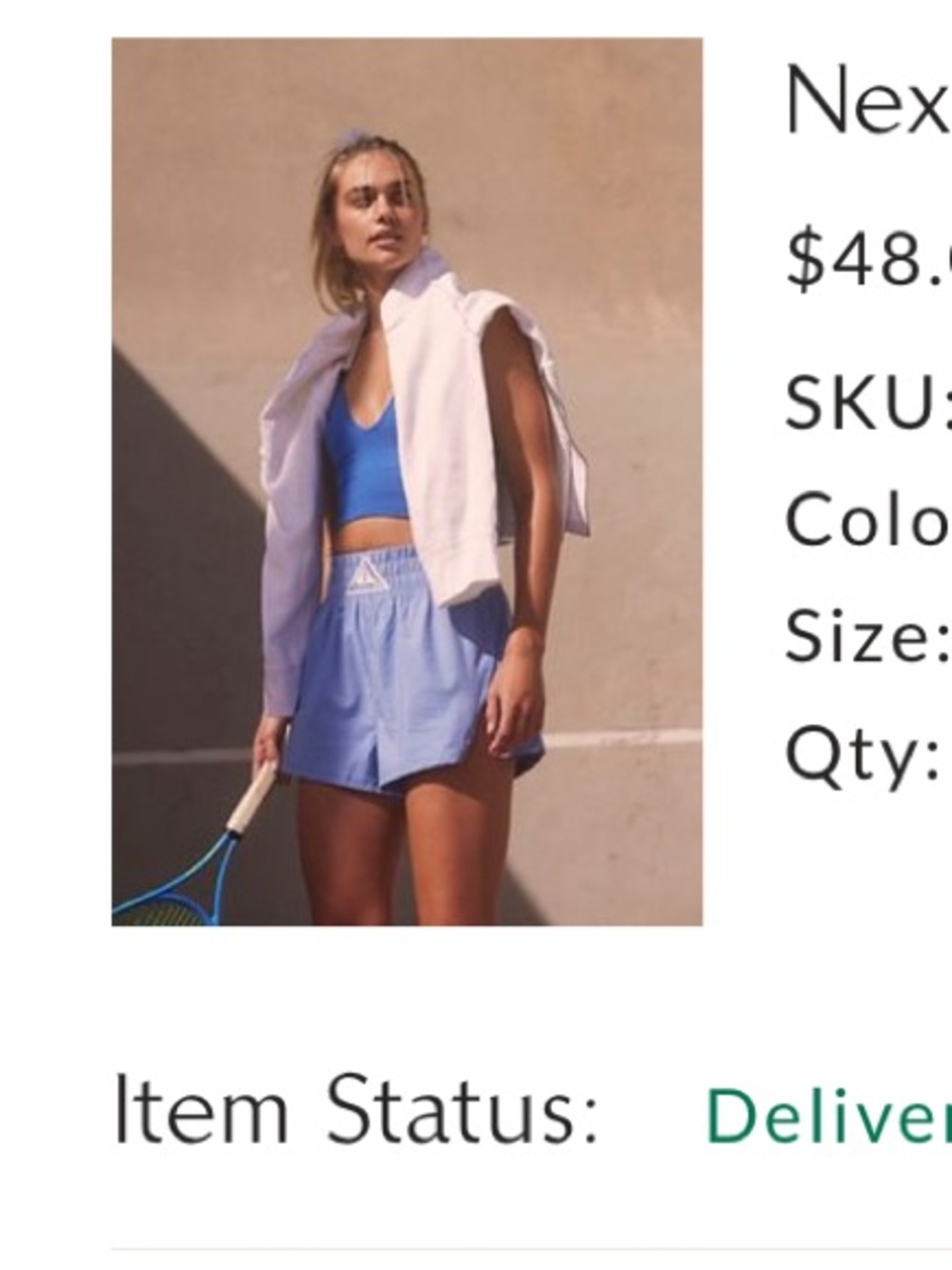 FP Movement by Free People Candy Apple & Vintage Blue Athletic Shorts Duo